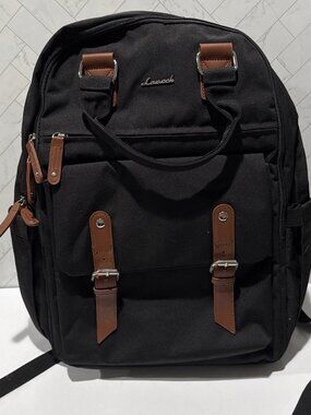 Lovelook Laptop Backpack with External USB port For Charging - Black - NWT